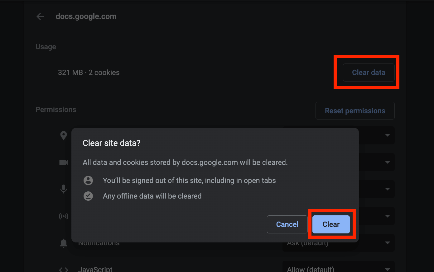 How to fix unsupported image type error on google docs