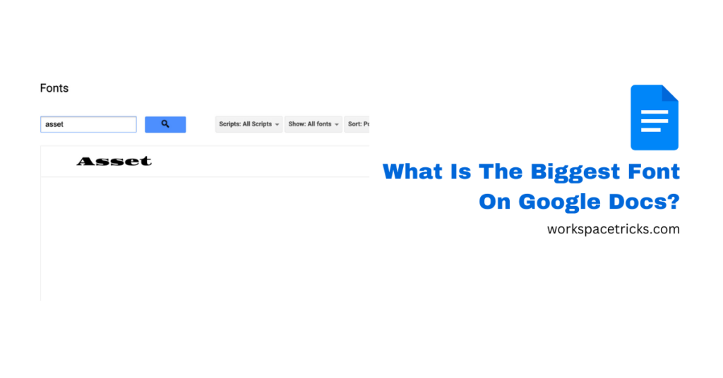 what-is-the-biggest-font-on-google-docs-find-out