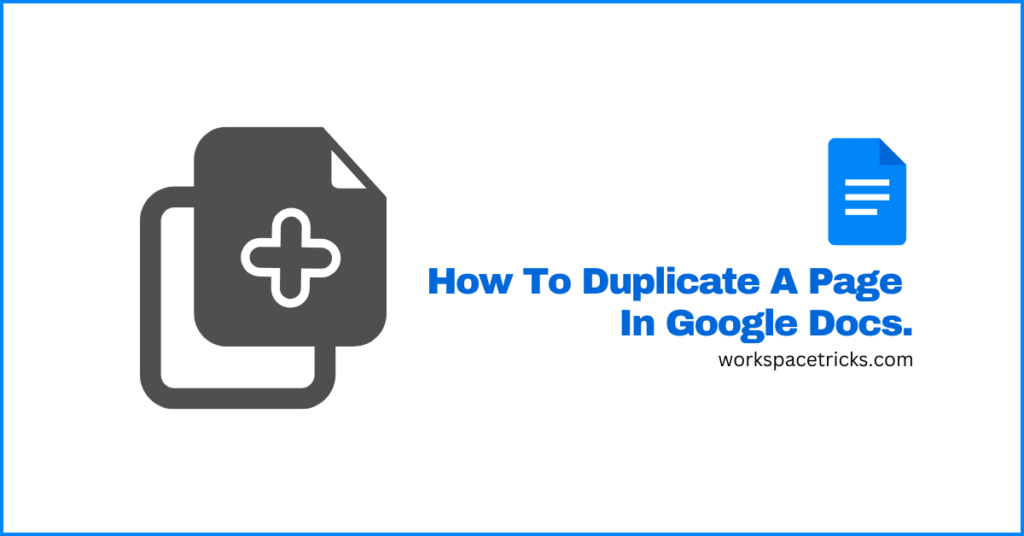 duplicate a page in google docs