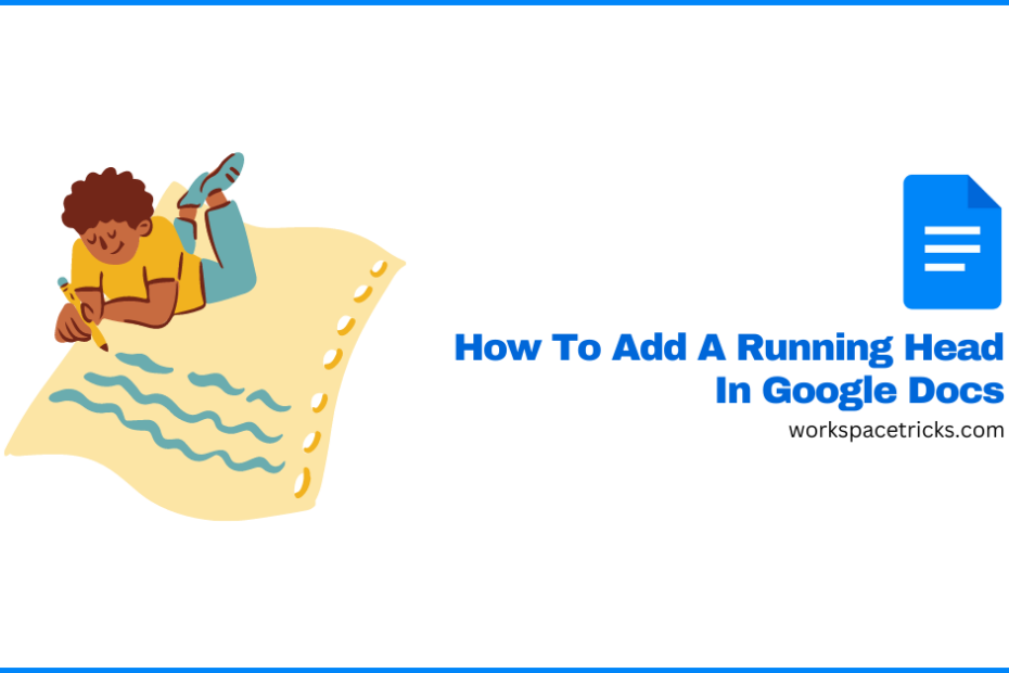 add running head google docs