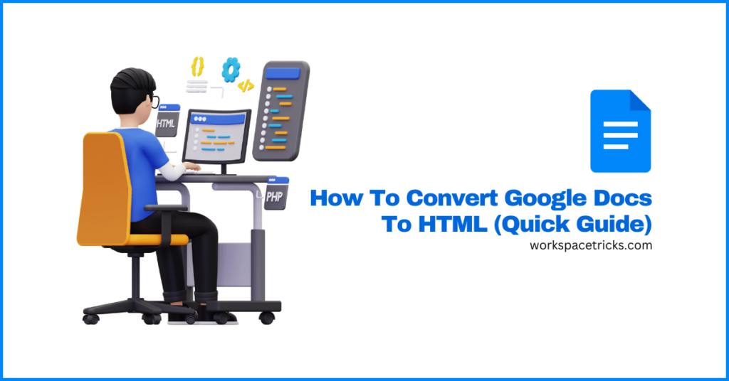 convert google doc to html