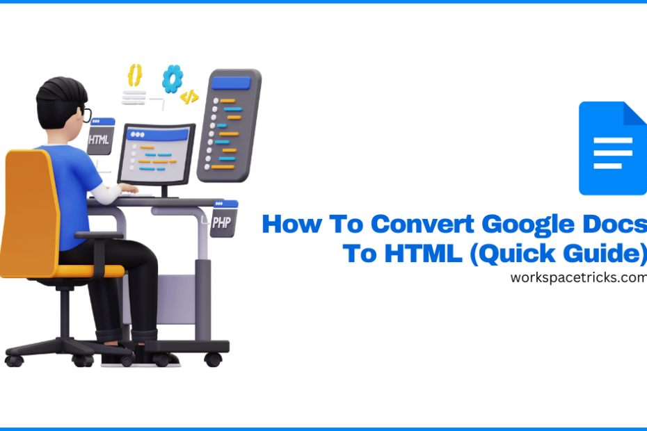convert google doc to html