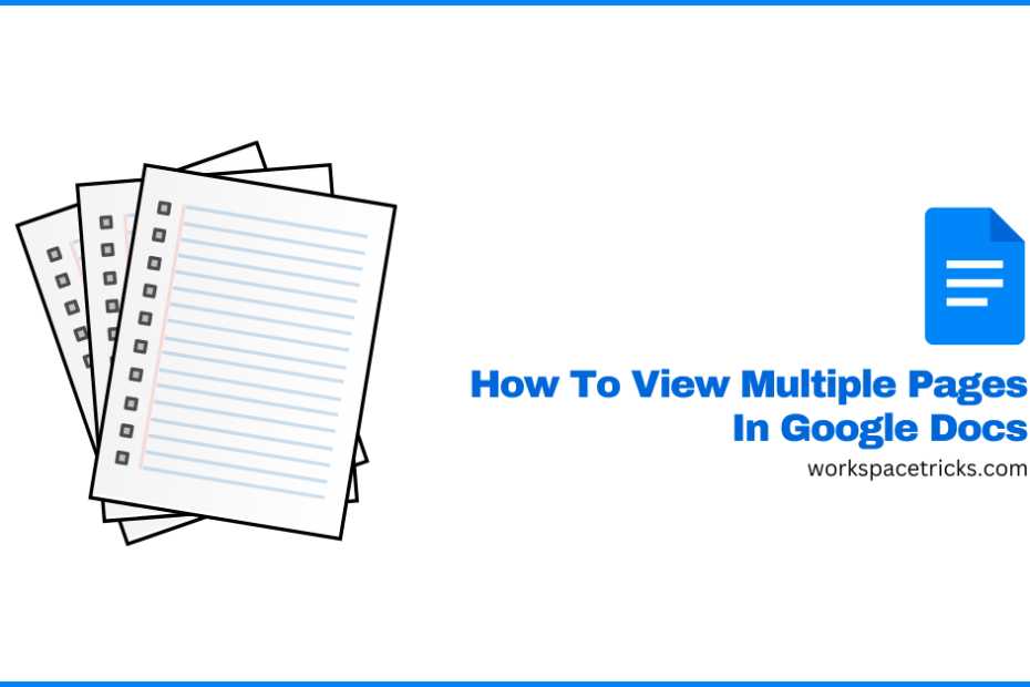 view multiple pages in google docs